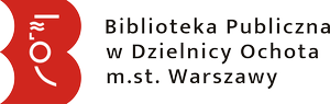 Logo Biblioteki Publicznej w Dzielnicy Ochota miasta stołecznego Warszawy